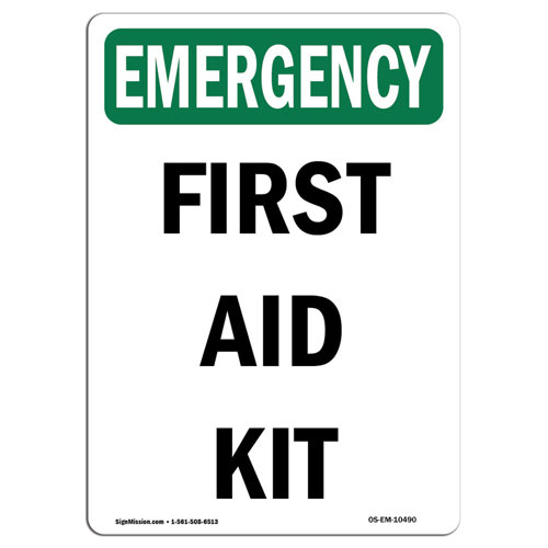 SignMission First Aid Kit Sign Wayfair Canada